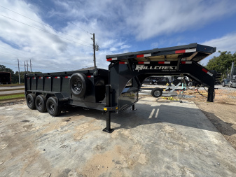 New 2026 Hillcrest Trailers 7x16 21k Gooseneck Dump Trailer