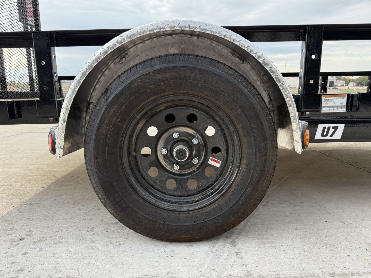 New 2026 PJ 77"x12' Single Axle Utility Trailer - U7