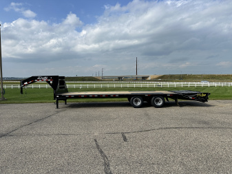 New 2026 Delta Mfg 28'x8'6  210GN Flatbed Trailer
