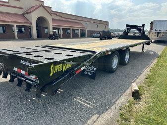New 2026 Delta Mfg 28'x8'6" 210GN Flatbed Trailer