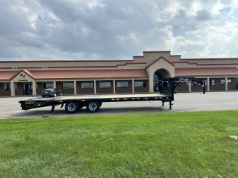 New 2026 Delta Mfg 28'x8'6" 210GN Flatbed Trailer