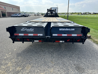 New 2026 Delta Mfg 28'x8'6" 210GN Flatbed Trailer