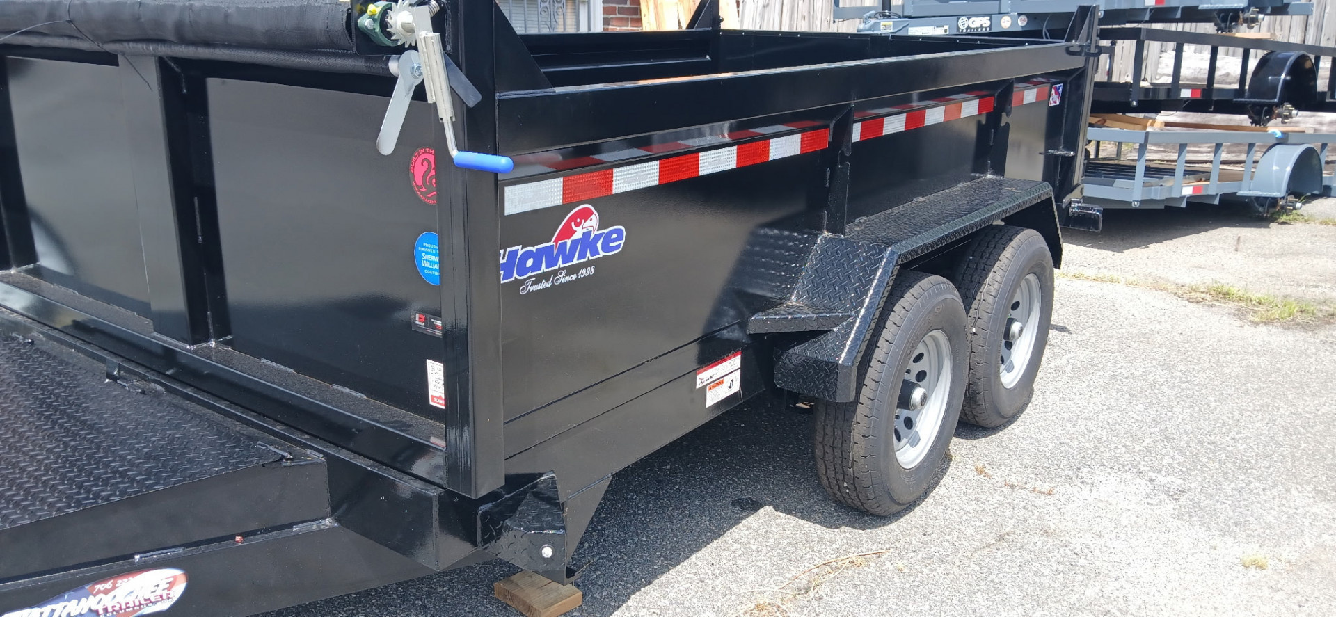 New 2026 Hawke Trailers 6X12TA 10K Low Profile Scissor Dump Trailer