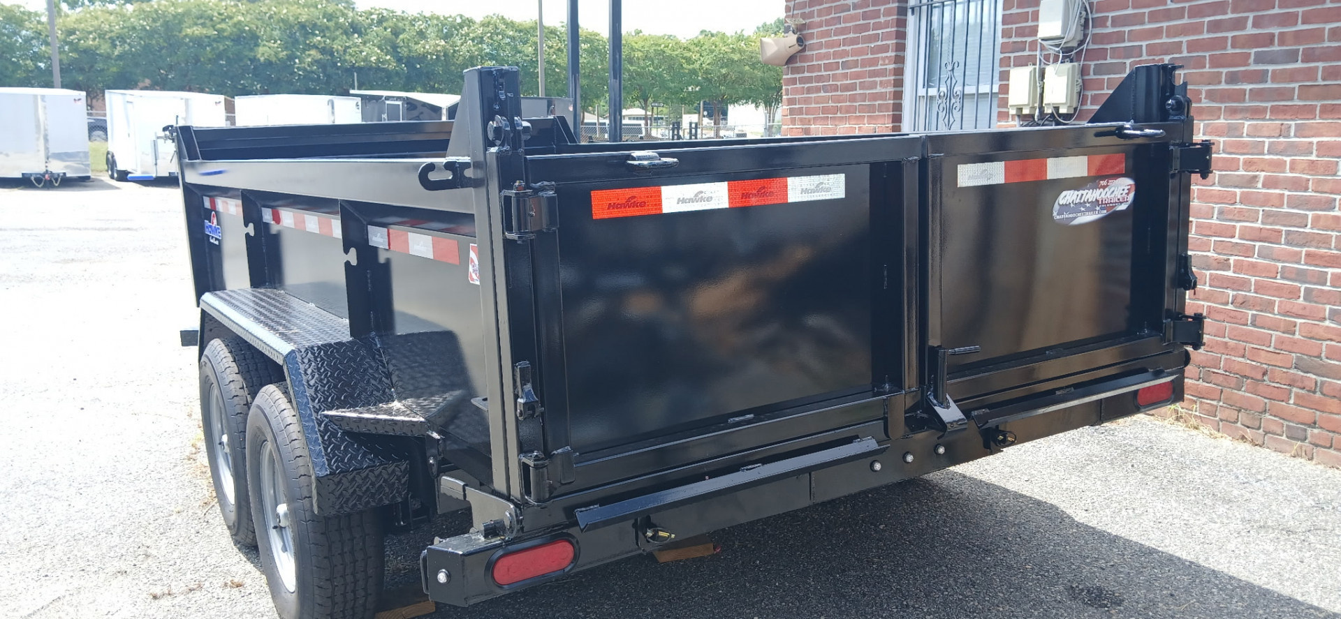 New 2026 Hawke Trailers 6X12TA 10K Low Profile Scissor Dump Trailer