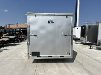 New NEW 2027 Bighorn R&M 7x16 + 2’V SUPERIOR QUALITY Rear Ramp Enclosed Cargo Trailer 5017