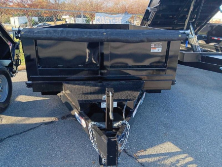 New 2026 Hawke Trailers 7X12TA 12K Low Profile Scissor Dump Trailer