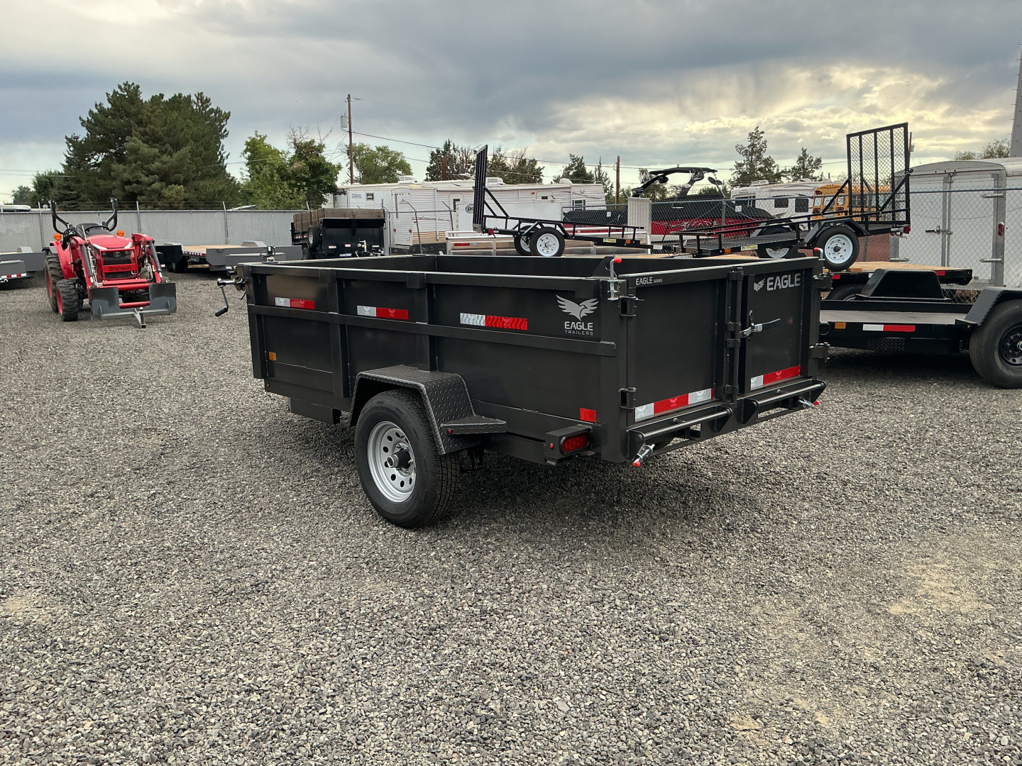 New 2026 Eagle Trailers 5X10 Single Axle 5.2K Heavy Duty Dump