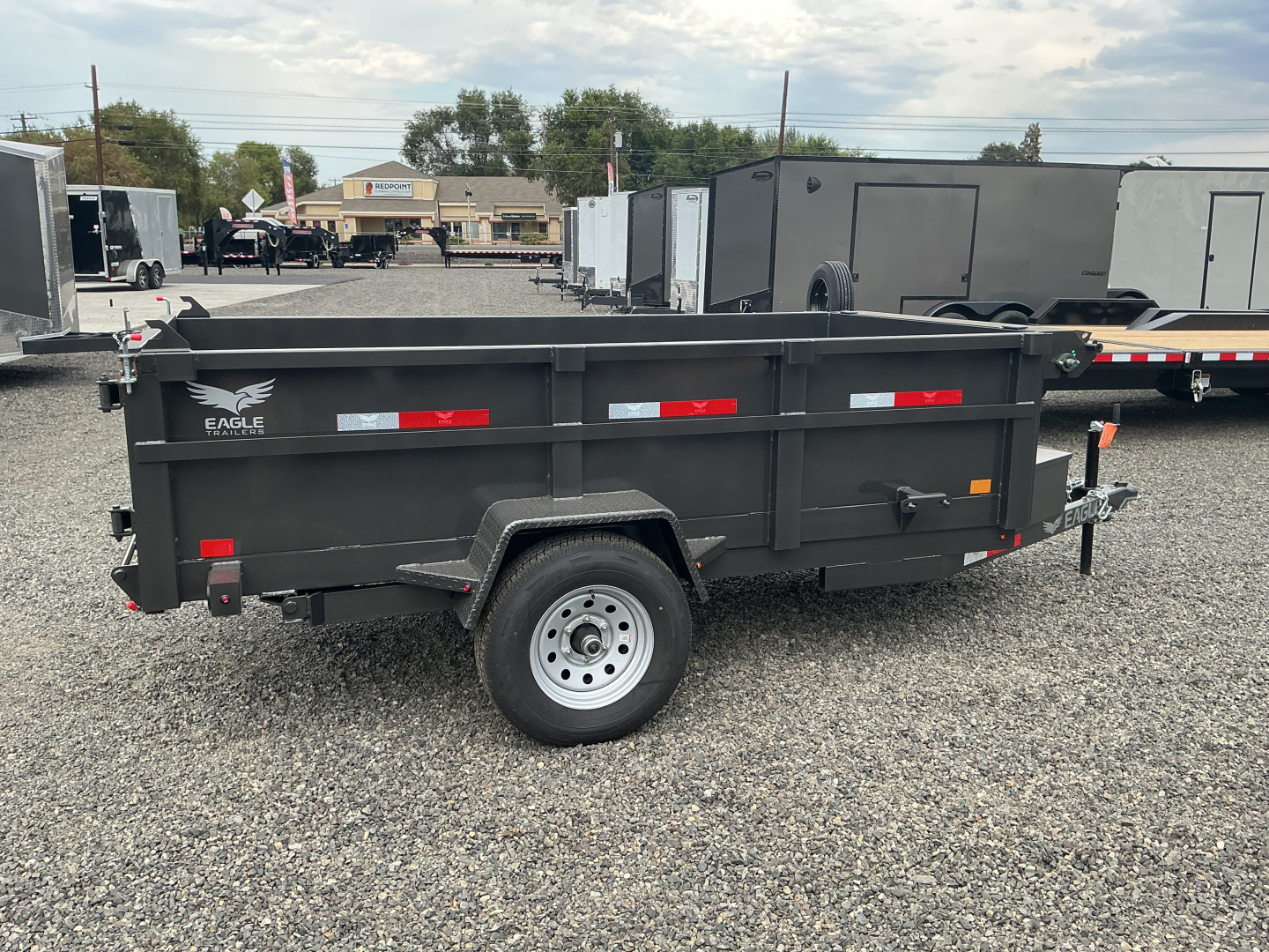 New 2026 Eagle Trailers 5X10 Single Axle 5.2K Heavy Duty Dump