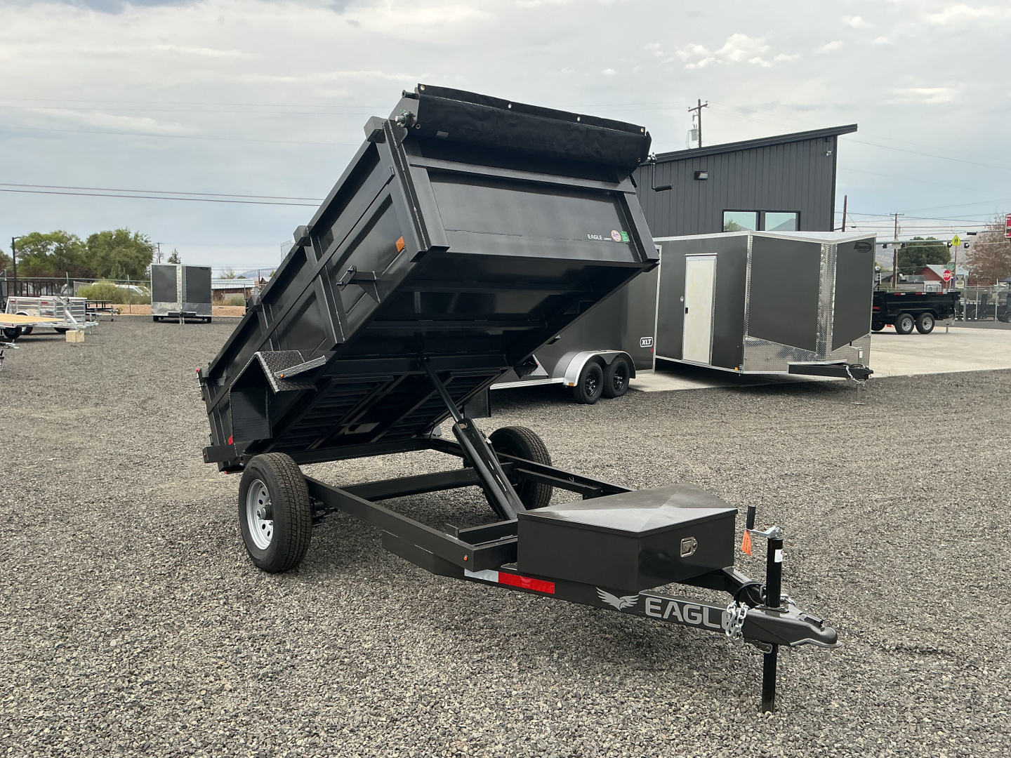 New 2026 Eagle Trailers 5X10 Single Axle 5.2K Heavy Duty Dump