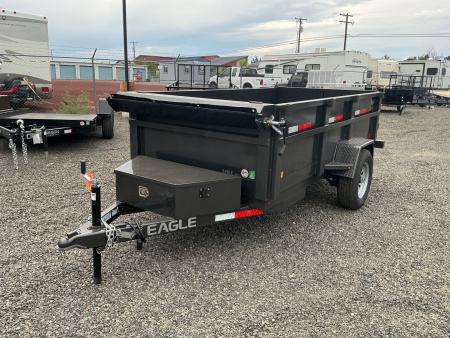 New 2026 Eagle Trailers 5X10 Single Axle 5.2K Heavy Duty Dump