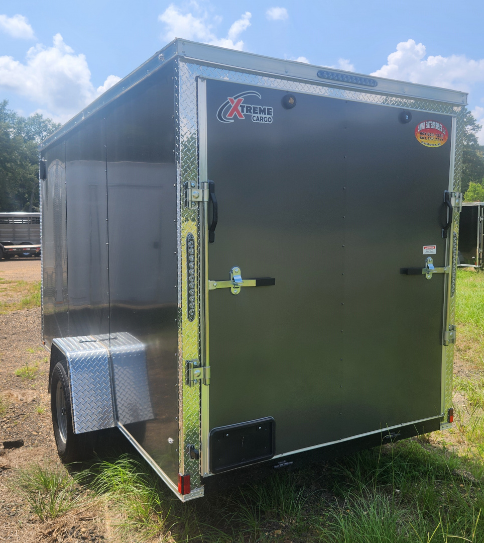 New 2025 Xtreme Cargo Trailers 6'x12', Gray Cargo / Enclosed Trailer