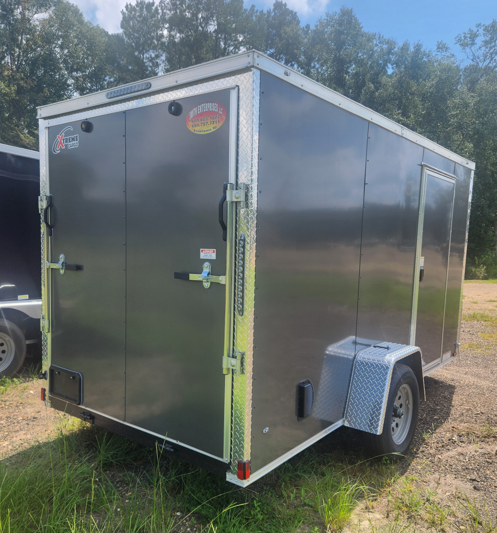 New 2025 Xtreme Cargo Trailers 6'x12', Gray Cargo / Enclosed Trailer