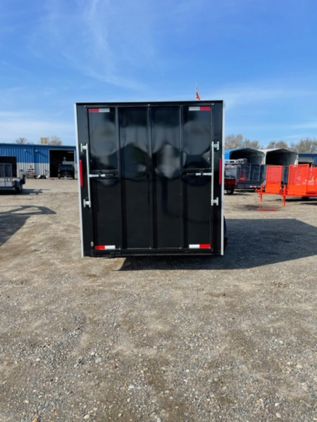 New 2025 TRU 7'x14x7' Enclosed Trailer Ramp or Barn Door