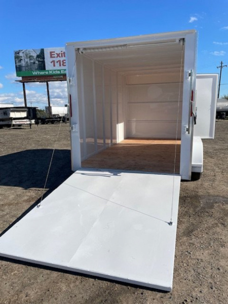 New 2025 TRU 7'x14x7' Enclosed Trailer Ramp or Barn Door