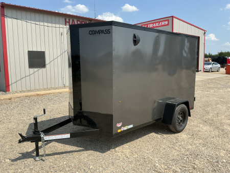 New 2026 Compass 6'x12' Enclosed Cargo Trailer - Indigo DLX
