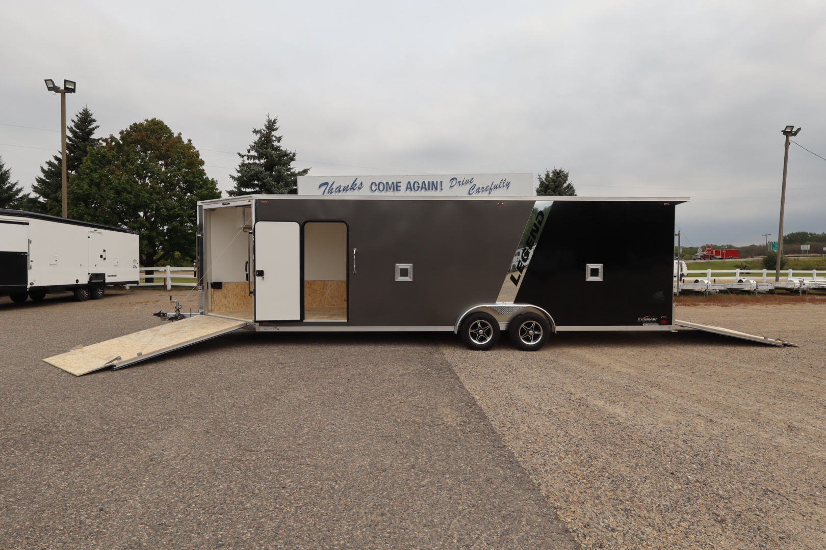 New 2026 Legend Trailers 7.5x29' Snowmobile Trailer Snowmobile Trailer