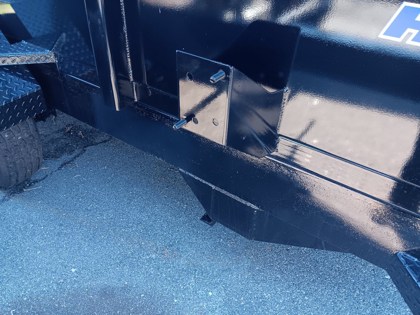 New 2025 Hawke Trailers 7X14TA 14K Low Profile Scissor Dump Trailer