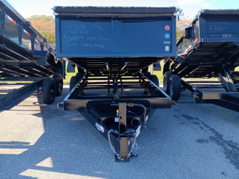 New 2025 Hawke Trailers 7X14TA 14K Low Profile Scissor Dump Trailer