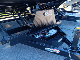 New 2025 Hawke Trailers 7X14TA 14K Low Profile Dump Trailer