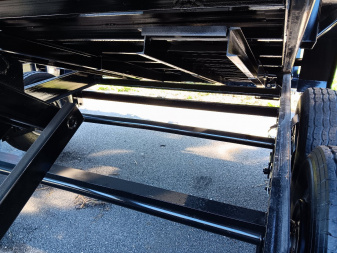 New 2025 Hawke Trailers 7X14TA 14K Low Profile Scissor Dump Trailer