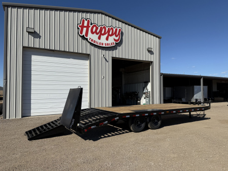 New 2026 PJ 102"x24' BP 8" I-Beam Deckover Trailer – F8