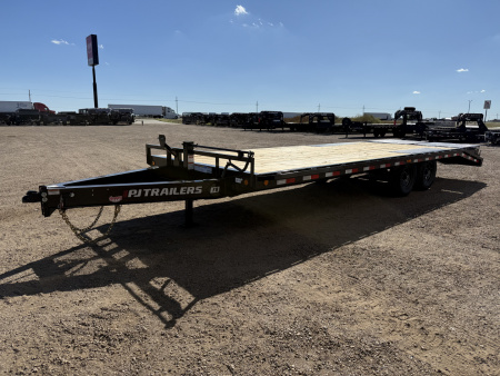 New 2026 PJ 102"x24' BP 8" I-Beam Deckover Trailer – F8