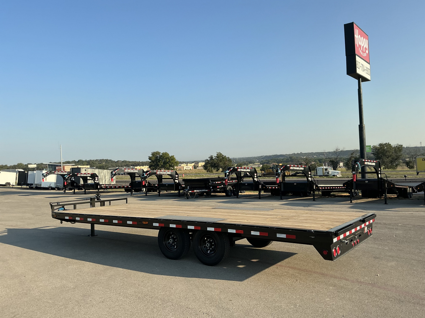 New 2026 PJ 102"x24' BP 8" I-Beam Deckover Trailer – F8