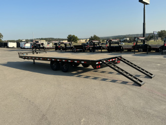 New 2026 PJ 102"x24' BP 8" I-Beam Deckover Trailer – F8