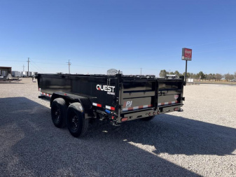 New 2026 PJ 83"x14' BP Tandem Axle Dump w/ 24" Sides – D7