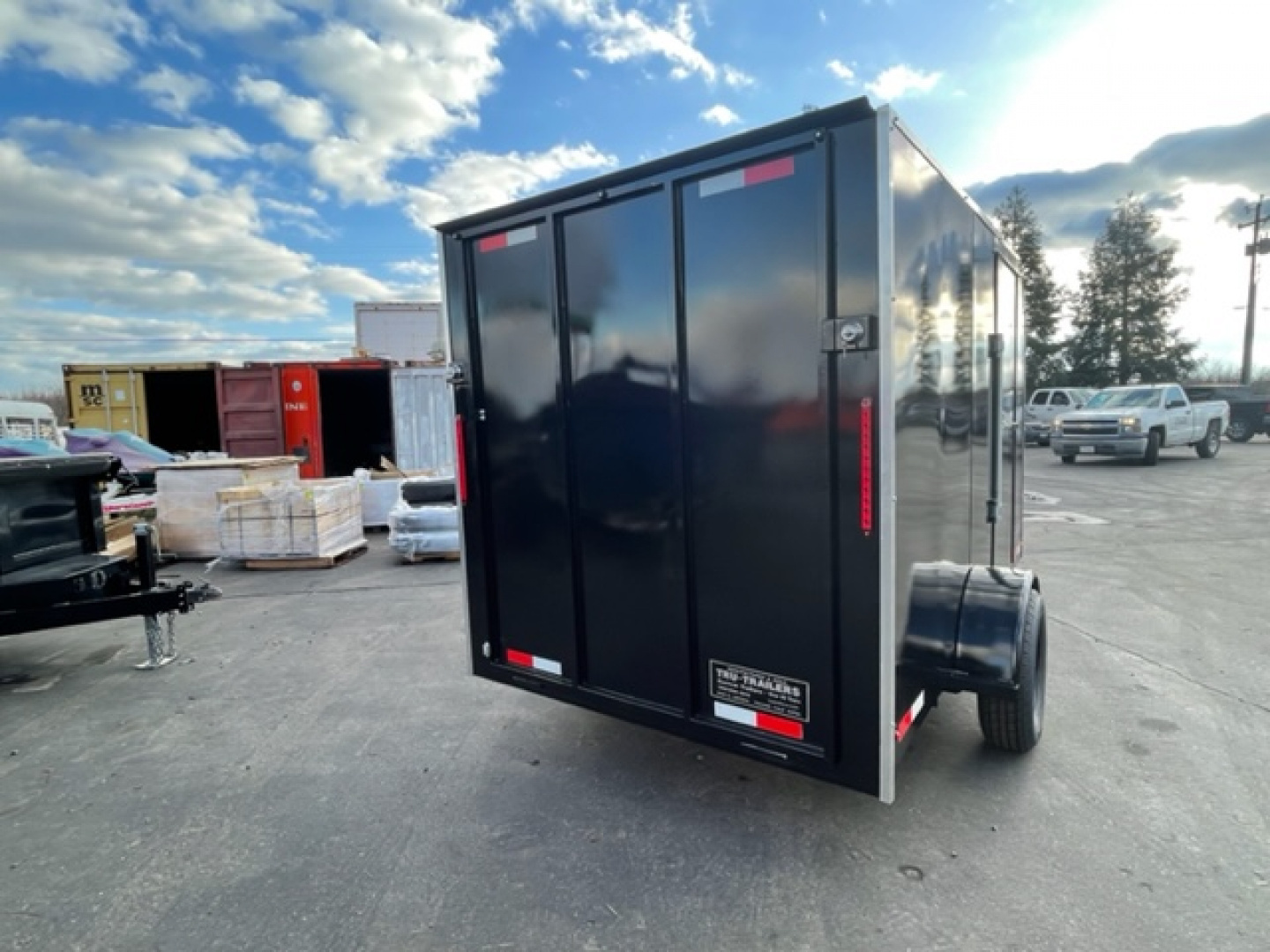 New 2025 6'x10'x6' Enclosed Trailer Ramp or Barn Door
