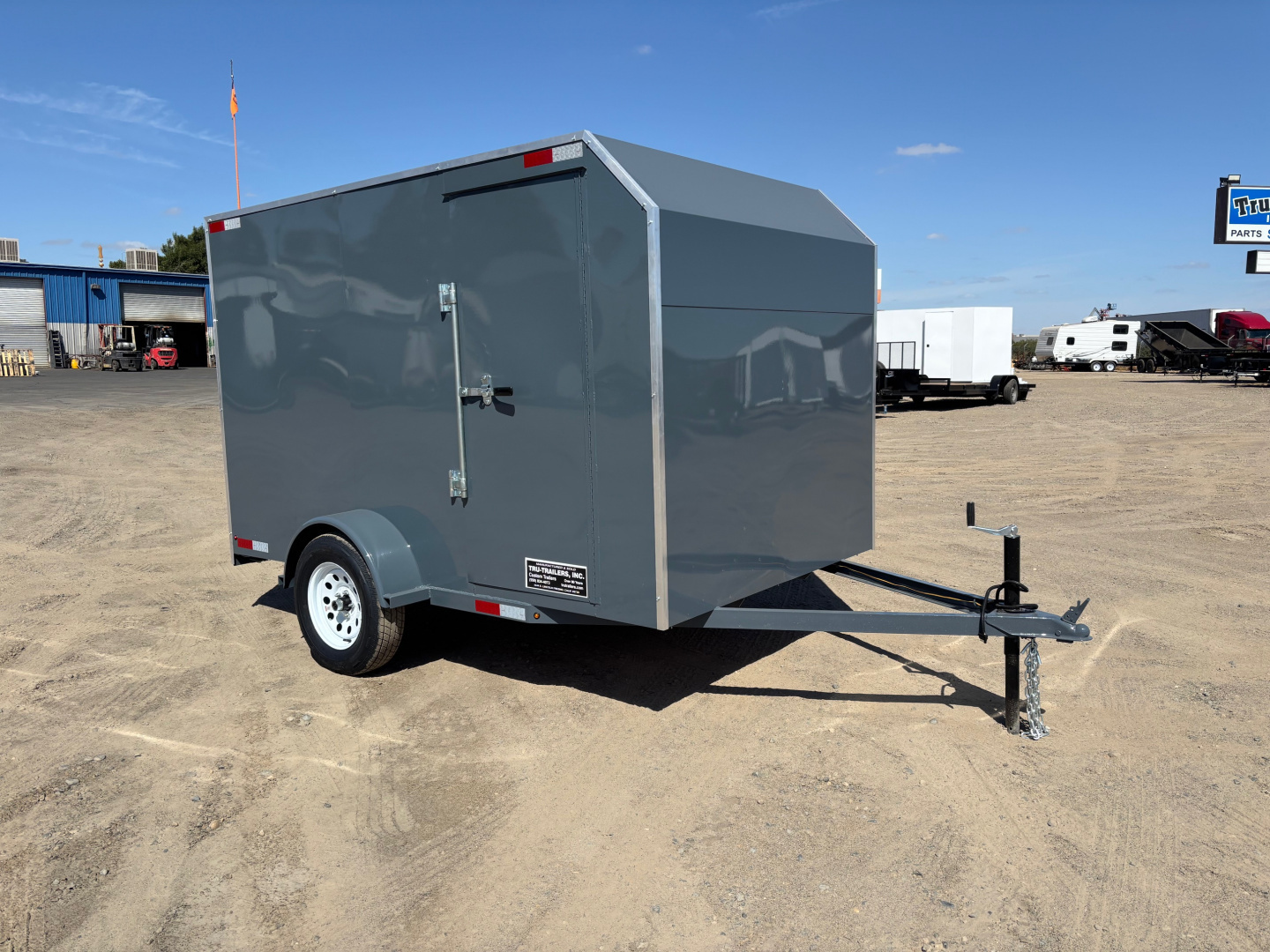 New 2025 6'x10'x6' Enclosed Trailer Ramp or Barn Door