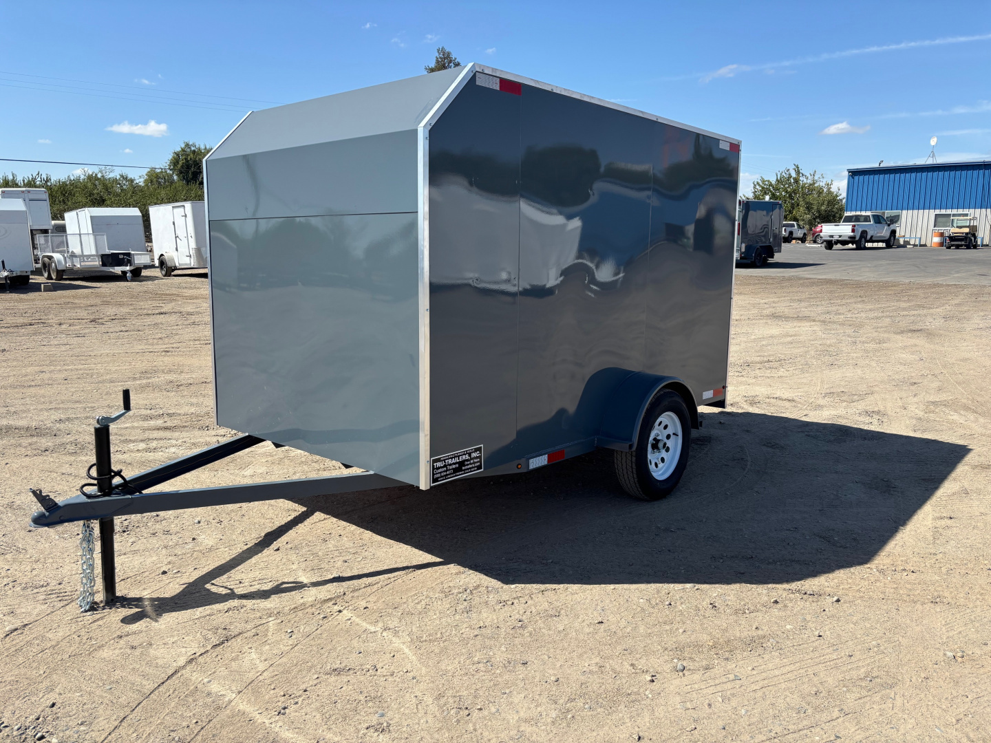 New 2025 6'x10'x6' Enclosed Trailer Ramp or Barn Door