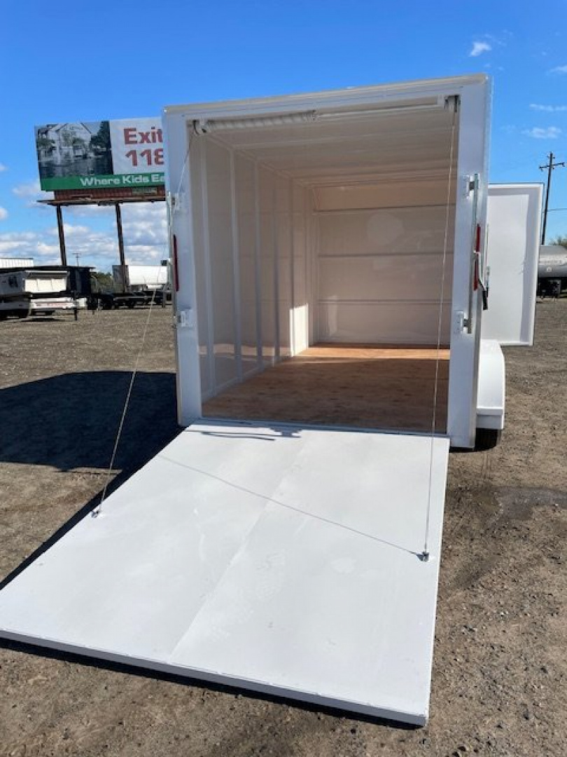 New 2025 TRU 7'x14'x7' Enclosed Trailer 7k Ramp or Barn Door