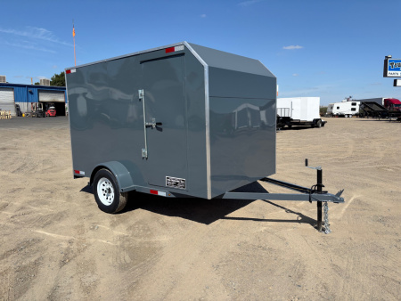 New 2025 6'x10'x6' Enclosed Trailer Ramp or Barn Door