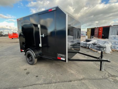 New 2025 6'x10'x6' Enclosed Trailer Ramp or Barn Door