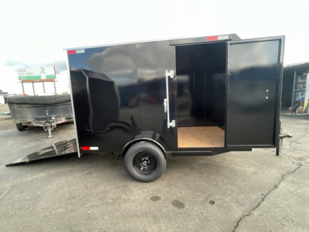 New 2025 6'x10'x6' Enclosed Trailer Ramp or Barn Door