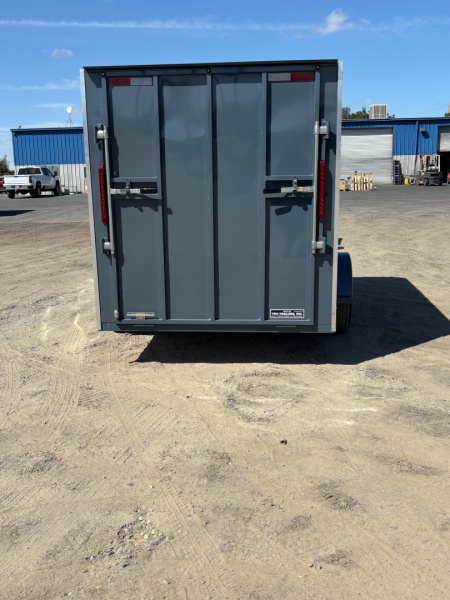 New 2025 6'x10'x6' Enclosed Trailer Ramp or Barn Door