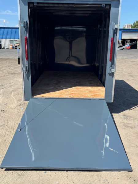 New 2025 6'x10'x6' Enclosed Trailer Ramp or Barn Door