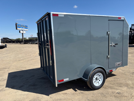 New 2025 6'x10'x6' Enclosed Trailer Ramp or Barn Door