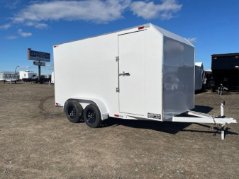 New 2025 TRU 7'x14'x7' Enclosed Trailer 7k Ramp or Barn Door
