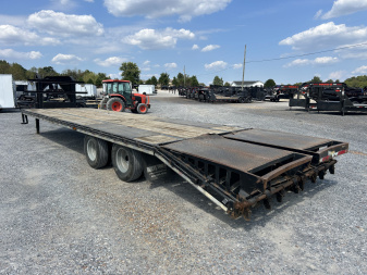 Used 2018 Doolittle 102"X30' 22K Gooseneck Flatbed Trailer
