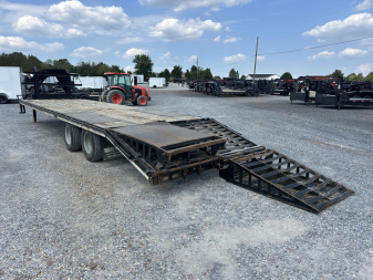 Used 2018 Doolittle 102"X30' 22K Gooseneck Flatbed Trailer