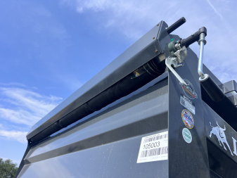 New 2026 IRON BULL 83X16 DUMP TRAILER W/ SCISSOR HOIST