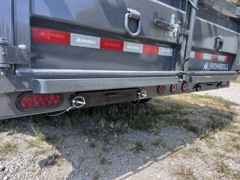 New 2026 IRON BULL 83X16 DUMP TRAILER W/ SCISSOR HOIST