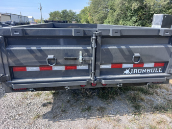 New 2026 IRON BULL 83X16 DUMP TRAILER W/ SCISSOR HOIST