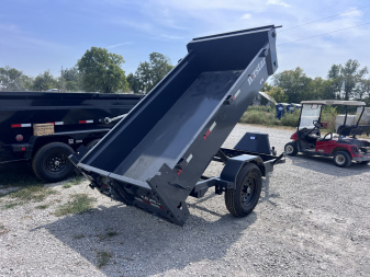New 2026 IRON BULL 60X10 DUMP TRAILER W/SINGLE 7K AXLE