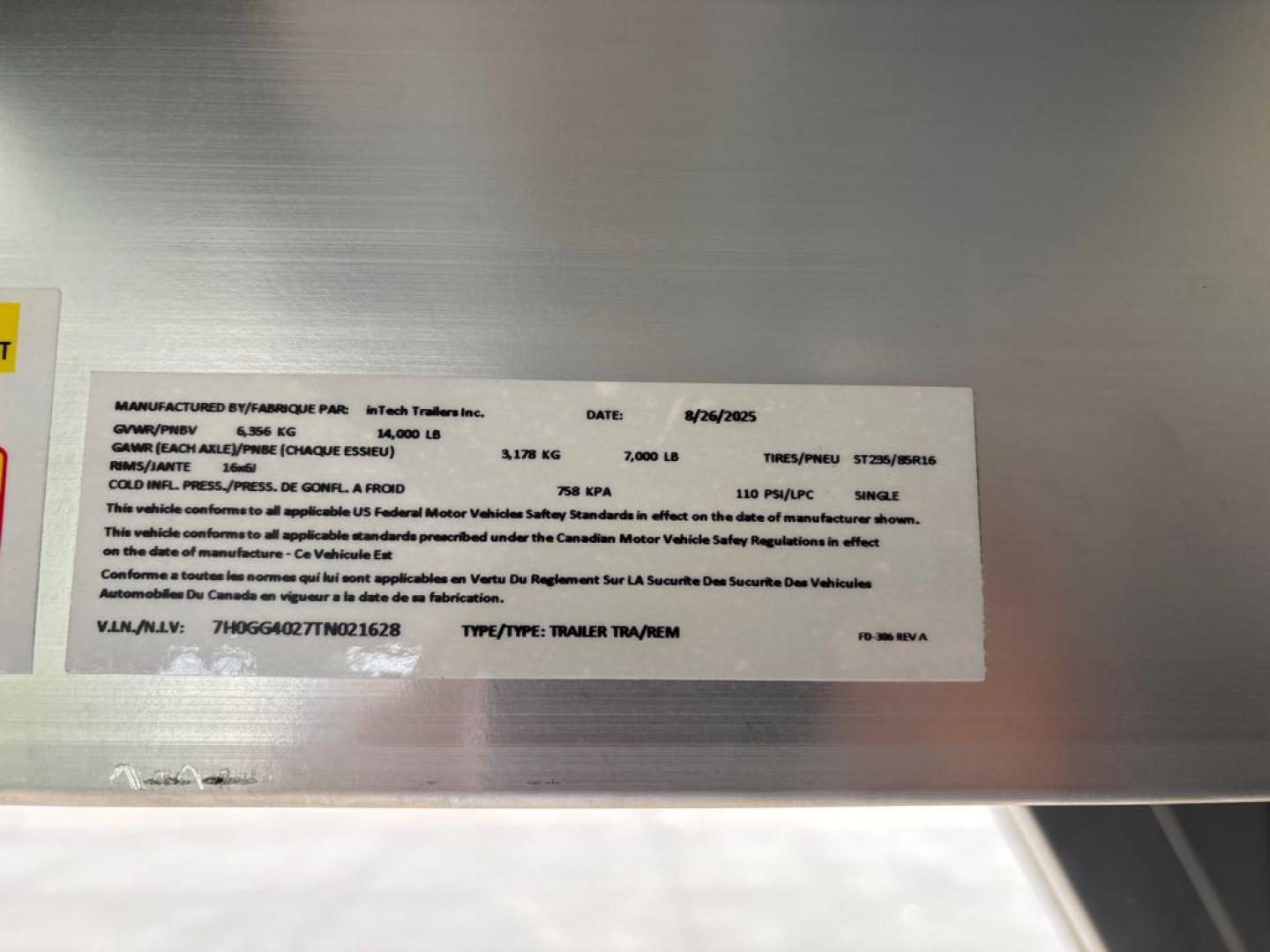 New 2026 inTech Trailers BGL8540TA5 Car / Racing Trailer