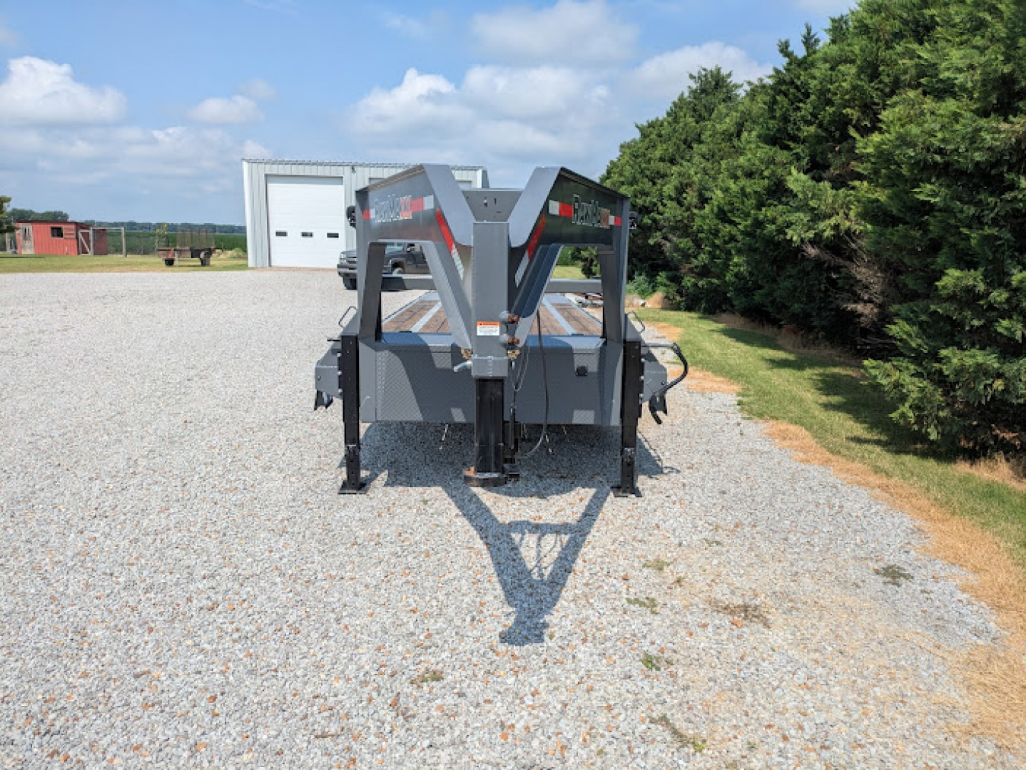 Used 2024 RawMaxx GN20 Flatbed Trailer