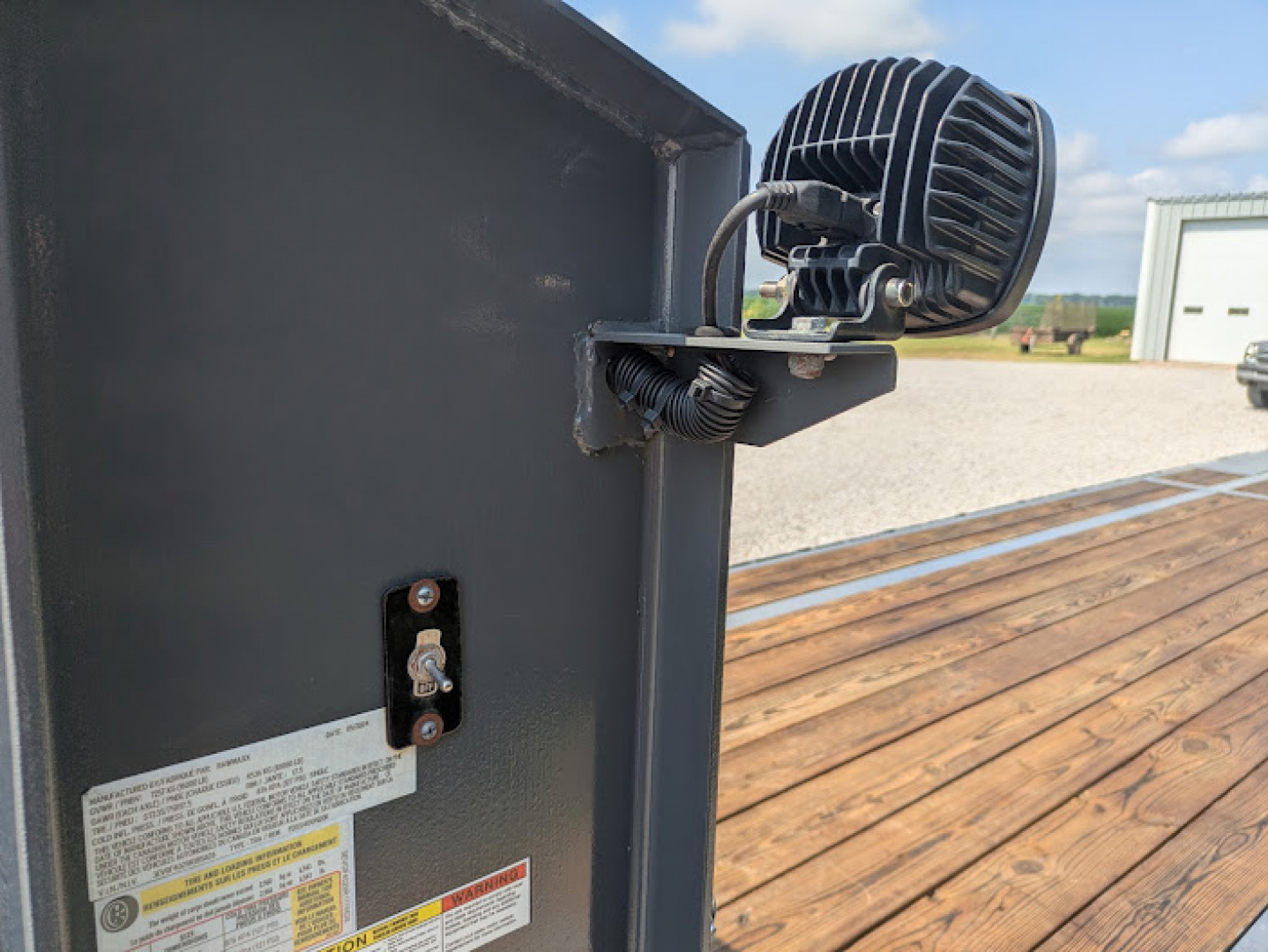 Used 2024 RawMaxx GN20 Flatbed Trailer