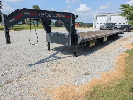 Used 2024 RawMaxx GN20 Flatbed Trailer